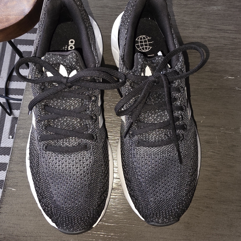 Adidas Black and White Sneakers